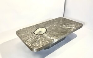 Coffee table mosaic stainless steel by Stan UIsel